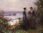 Sur la Terrasse Daniel Ridgeway Knight